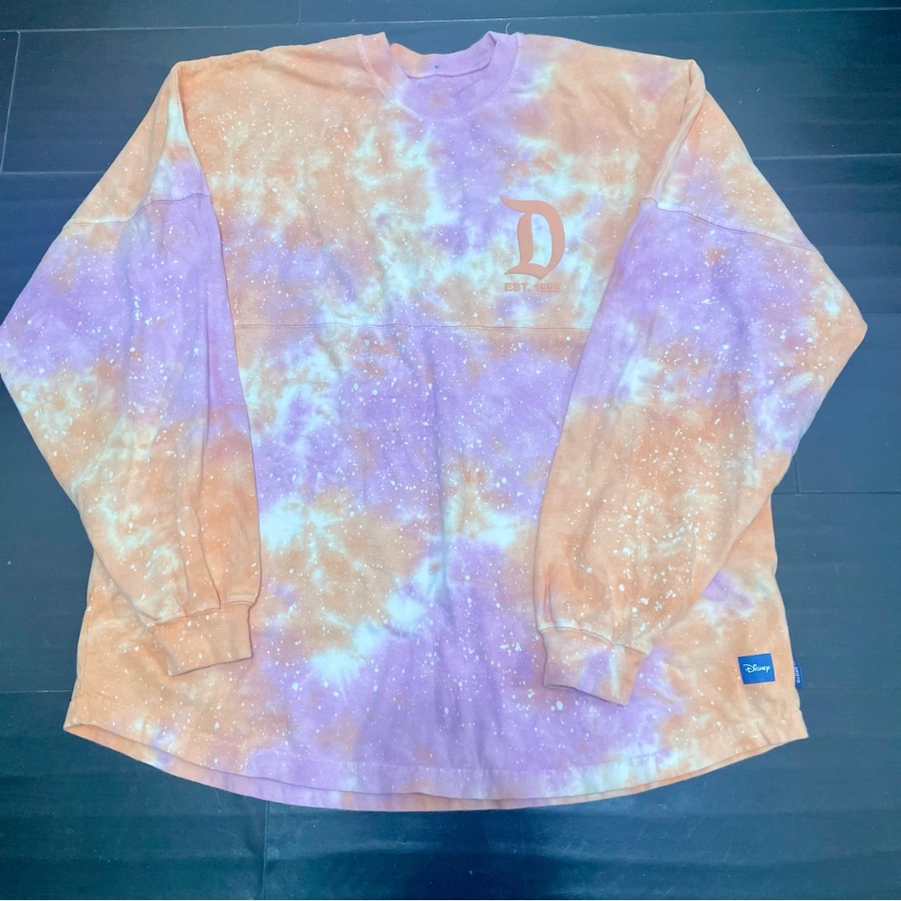 Disneyland Resort Tie-Dye Long Sleeve Crew Neck Shirt